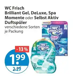 V Markt Wc frisch brilliant gel, deluxe, spa momente oder selbst aktiv duftspüler Angebot
