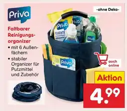 Netto Marken-Discount Priva faltbarer reinigungsorganizer Angebot