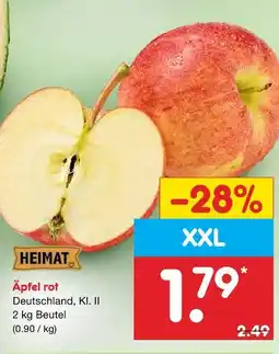 Netto Marken-Discount Heimat äpfel rot Angebot