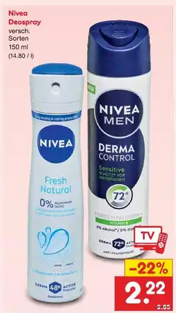 Netto Marken-Discount Nivea fresh natural Angebot