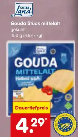 Netto Marken-Discount Gutes land gouda stück mittelalt Angebot