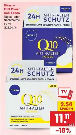 Netto Marken-Discount Nivea q10 power anti-falten Angebot
