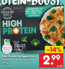 Netto Marken-Discount Genuss welt high protein fertiggerichte Angebot