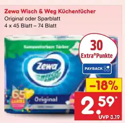 Netto Marken-Discount Zewa wisch & weg küchentücher Angebot