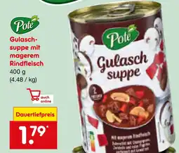 Netto Marken-Discount Pote gulasch-suppe mit magerem rindfleisch Angebot