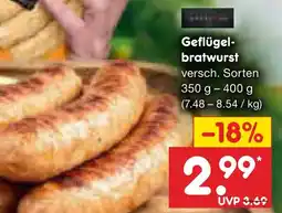Netto Marken-Discount Geflügel-bratwurst Angebot