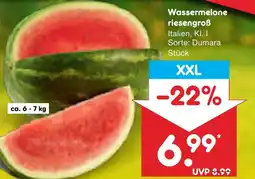 Netto Marken-Discount Wassermelone Angebot