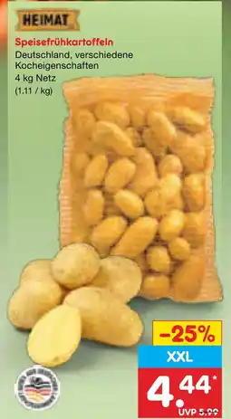 Netto Marken-Discount Heimat speisefrühkartoffeln Angebot