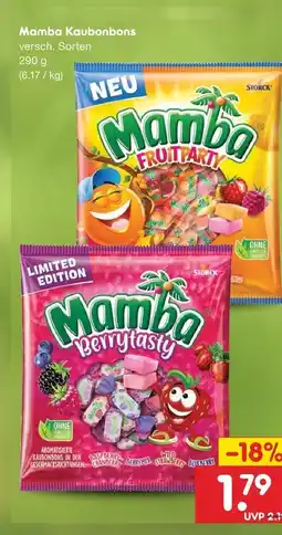 Netto Marken-Discount Storck mamba fruitparty Angebot