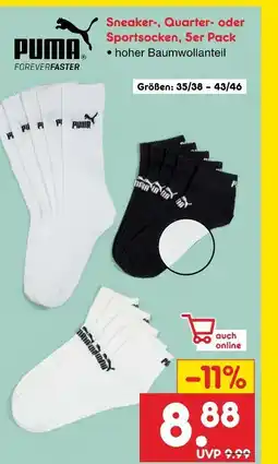 Netto Marken-Discount Puma sneaker-socken Angebot