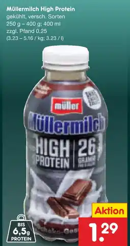 Netto Marken-Discount Müllermilch high protein Angebot