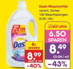 Netto Marken-Discount Dash waschmittel Angebot
