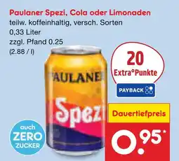 Netto Marken-Discount Paulaner spezi Angebot