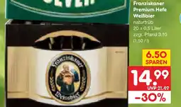 Netto Marken-Discount Franziskaner premium hefe weißbier naturtrüb Angebot