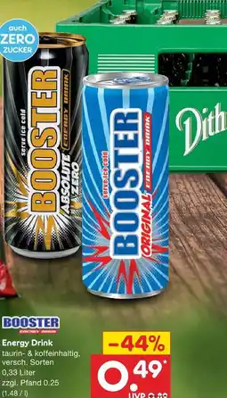 Netto Marken-Discount Booster energy drink Angebot