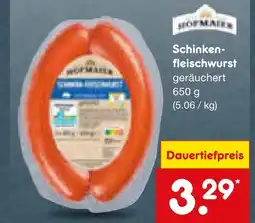 Netto Marken-Discount Schinken-fleischwurst Angebot