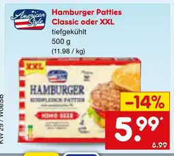 Netto Marken-Discount American style hamburger patties classic Angebot