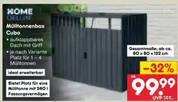 Netto Marken-Discount Home deluxe mülltonnenbox cubo Angebot