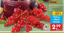 Netto Marken-Discount Heimat johannisbeeren rot Angebot