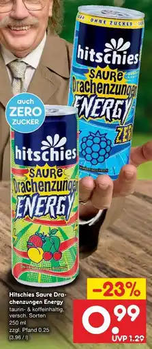 Netto Marken-Discount Hitschies saure drachenzungen energy Angebot