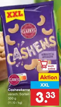 Netto Marken-Discount Clarkys cashewkerne Angebot