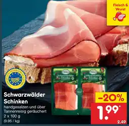Netto Marken-Discount Schwarzwälder schinken Angebot