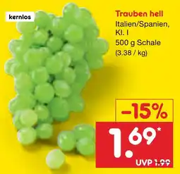 Netto Marken-Discount Trauben hell Angebot