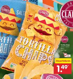 Netto Marken-Discount Clarkys tortilla chips Angebot