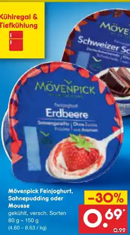 Netto Marken-Discount Mövenpick feinjoghurt Angebot