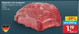 Netto Marken-Discount Bugbraten vom jungbullen Angebot
