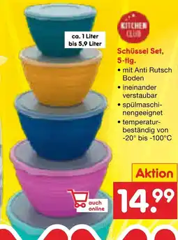 Netto Marken-Discount Schüssel set Angebot