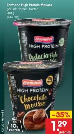 Netto Marken-Discount Ehrmann high protein mousse Angebot