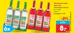 Netto Marken-Discount Weinschorle weiß Angebot