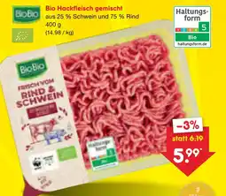 Netto Marken-Discount Biobio hackfleisch gemischt Angebot
