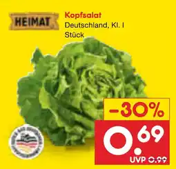 Netto Marken-Discount Heimat kopfsalat Angebot