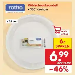 Netto Marken-Discount Rotho kühlschrankrondell Angebot