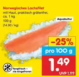 Netto Marken-Discount Norwegisches lachsfilet Angebot