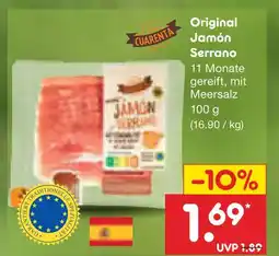 Netto Marken-Discount Cuarenta original jamón serrano Angebot