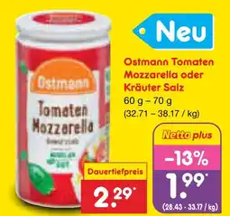 Netto Marken-Discount Ostmann tomaten mozzarella Angebot