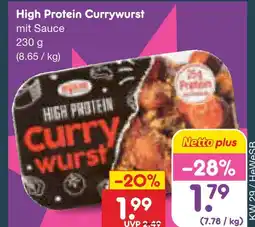 Netto Marken-Discount High protein currywurst Angebot