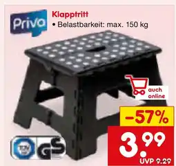 Netto Marken-Discount Priva klapptritt Angebot