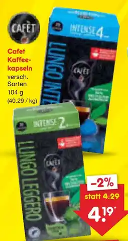 Netto Marken-Discount Cafet kaffeekapseln Angebot