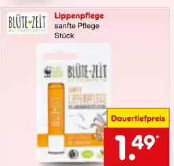 Netto Marken-Discount Blüte-zeit naturkosmetik lippenpflege Angebot