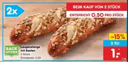 Netto Marken-Discount Back stube laugenstange mit saaten Angebot