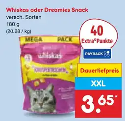 Netto Marken-Discount Whiskas oder dreamies snack Angebot