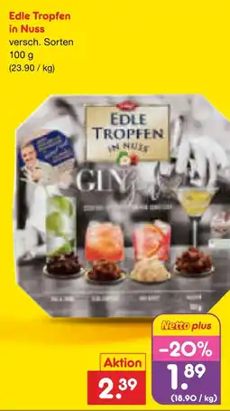 Netto Marken-Discount Edle tropfen in nuss Angebot