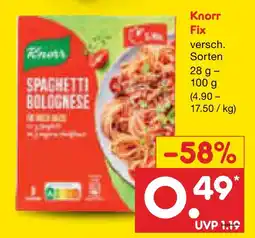 Netto Marken-Discount Knorr fix Angebot