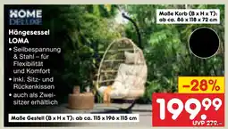 Netto Marken-Discount Home deluxe hängesessel loma Angebot
