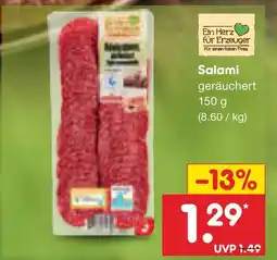 Netto Marken-Discount Salami Angebot