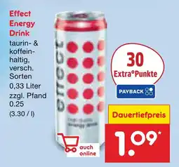 Netto Marken-Discount Effect energy drink Angebot